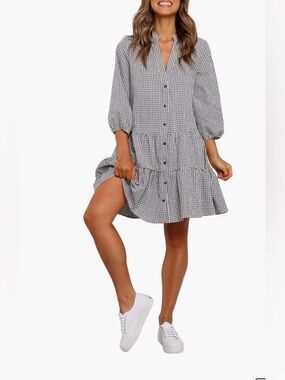 Petal & Pup Daria Print Tiered Dress